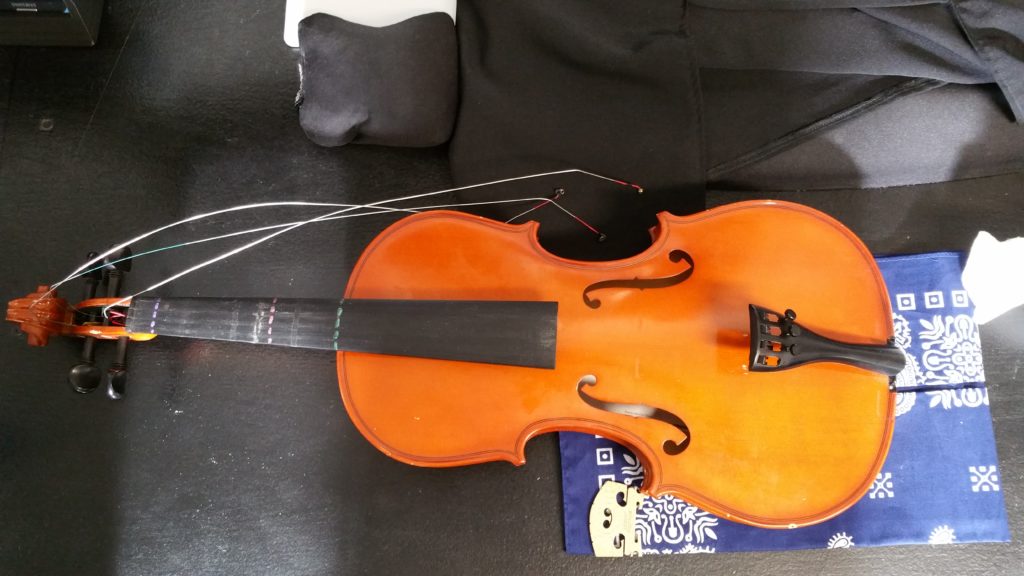 used student violin restoration